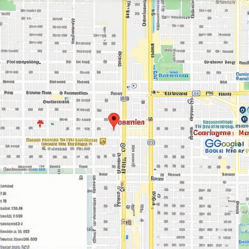 Fort Wayne Google Maps with local businesses