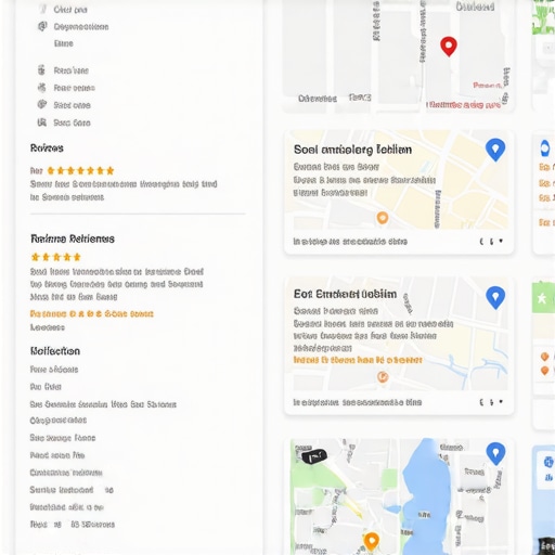 Google My Business profile with reviews and citations