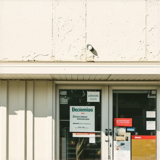 Exterior view of a Fort Wayne business storefront with signage and surroundings.
