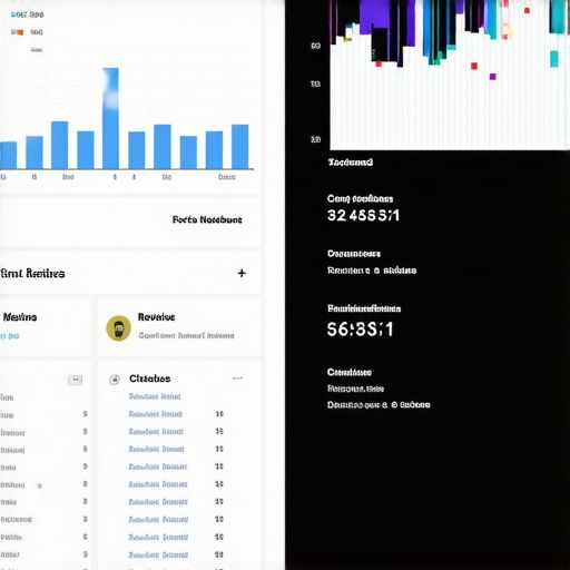 Dashboard displaying local SEO metrics for Fort Wayne businesses