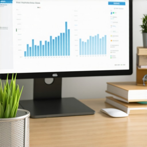 A workspace with SEO software tracking Fort Wayne Google Maps rankings and backlinks.