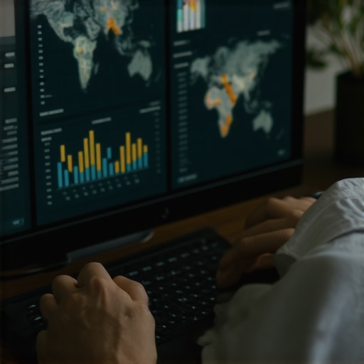 Person reviewing local SEO analytics on a computer