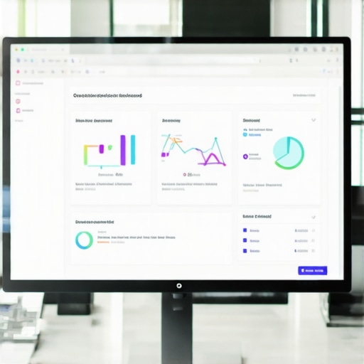 Person analyzing local SEO data on a computer.