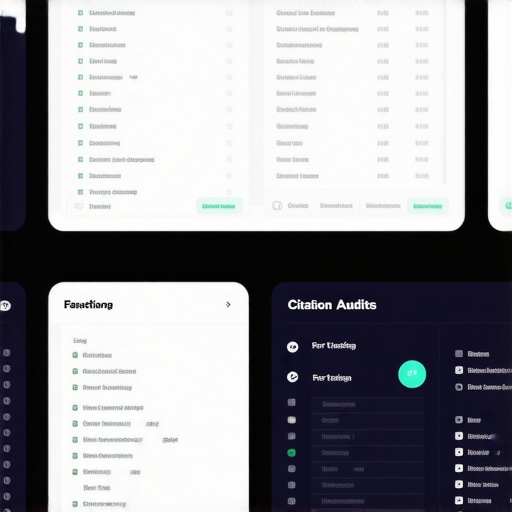 Dashboard screenshot showing tools used for managing local SEO, citation audits, and rank tracking in Fort Wayne, Indiana.