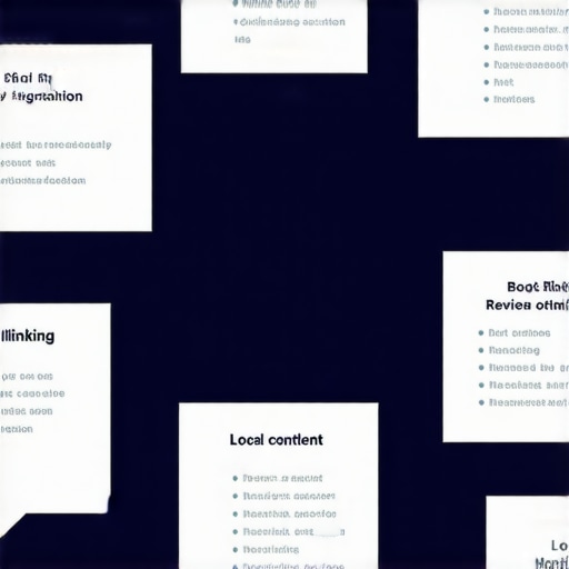 Infographic illustrating key steps to improve Google Maps rankings for local Fort Wayne businesses.